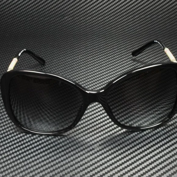 Burberry Black Gradient 57mm Sunglasses
